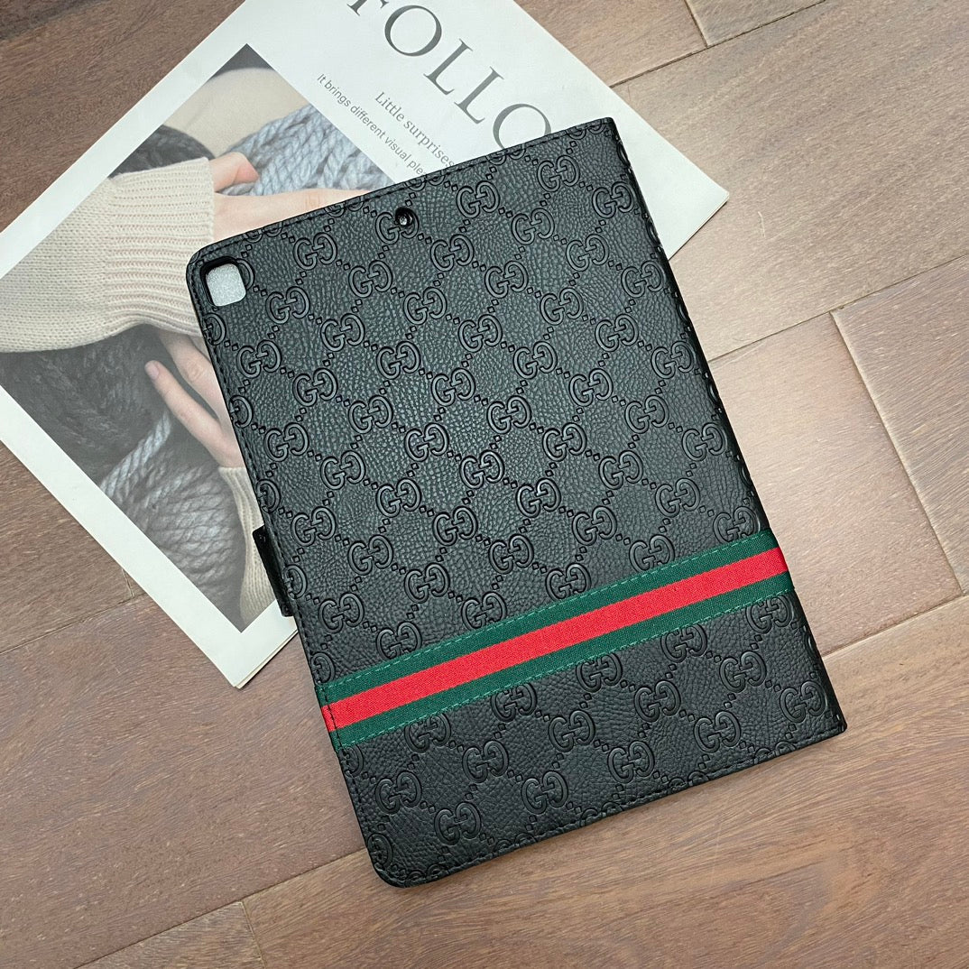 スタンド機能付き 3D エンボス フリップ カバー ホルスター Apple iPad ケース