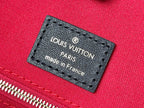 Luxe Monogram Leather Tote Bag