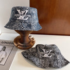 Luxury Monogram Embroidered Bucket Hat