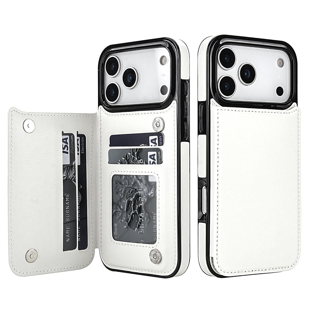 Genuine Leather Wallet Phone Case