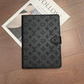 3D dombornyomott vászon monogram tok Apple iPad kihajtható fedél állvány funkcióval