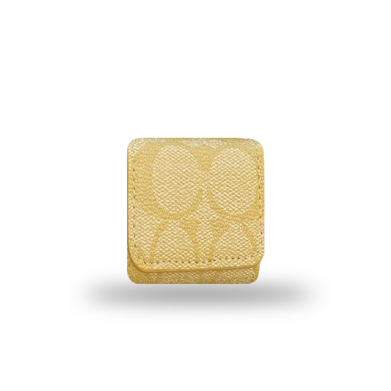 Capas AirPods clássicas de luxo Coffee-YH240425
