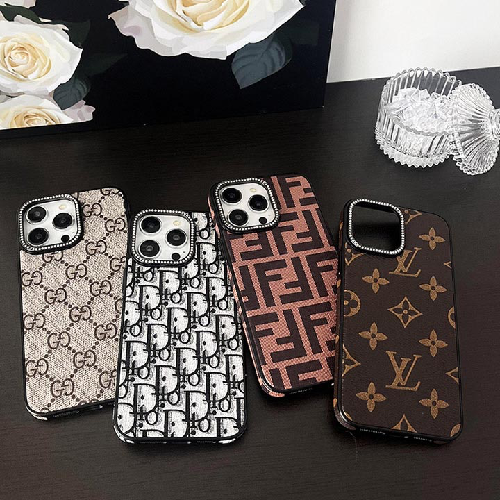 Coque pour iPhone Luxe Fabric Sparkle Surround