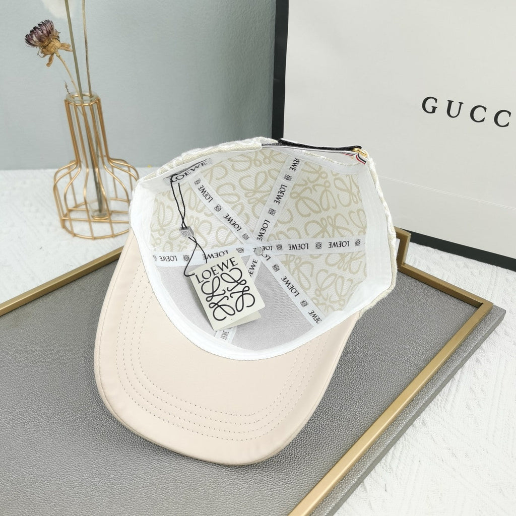 Leather Baseball Cap – Luxury Designer Cap