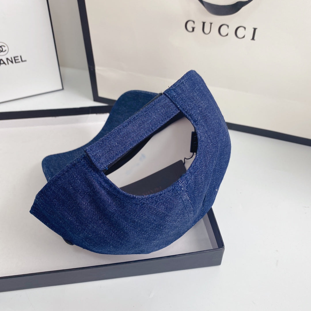 Fashion Baseball Cap Dark Denim