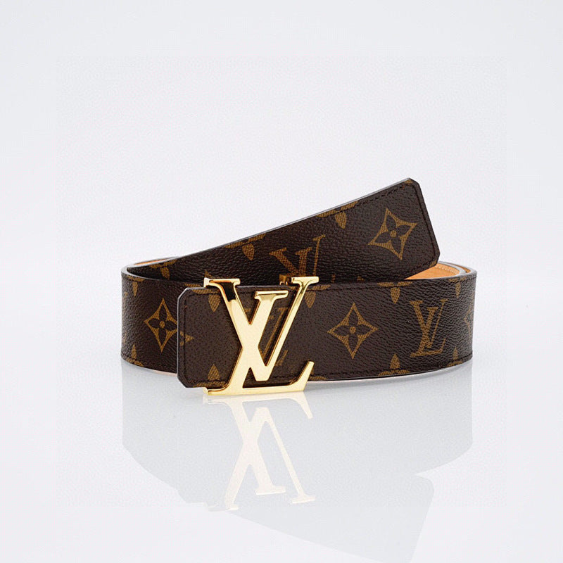 Luxus monogram öv arany csattal