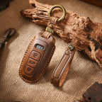 Top Grain Leather Audi Key Case