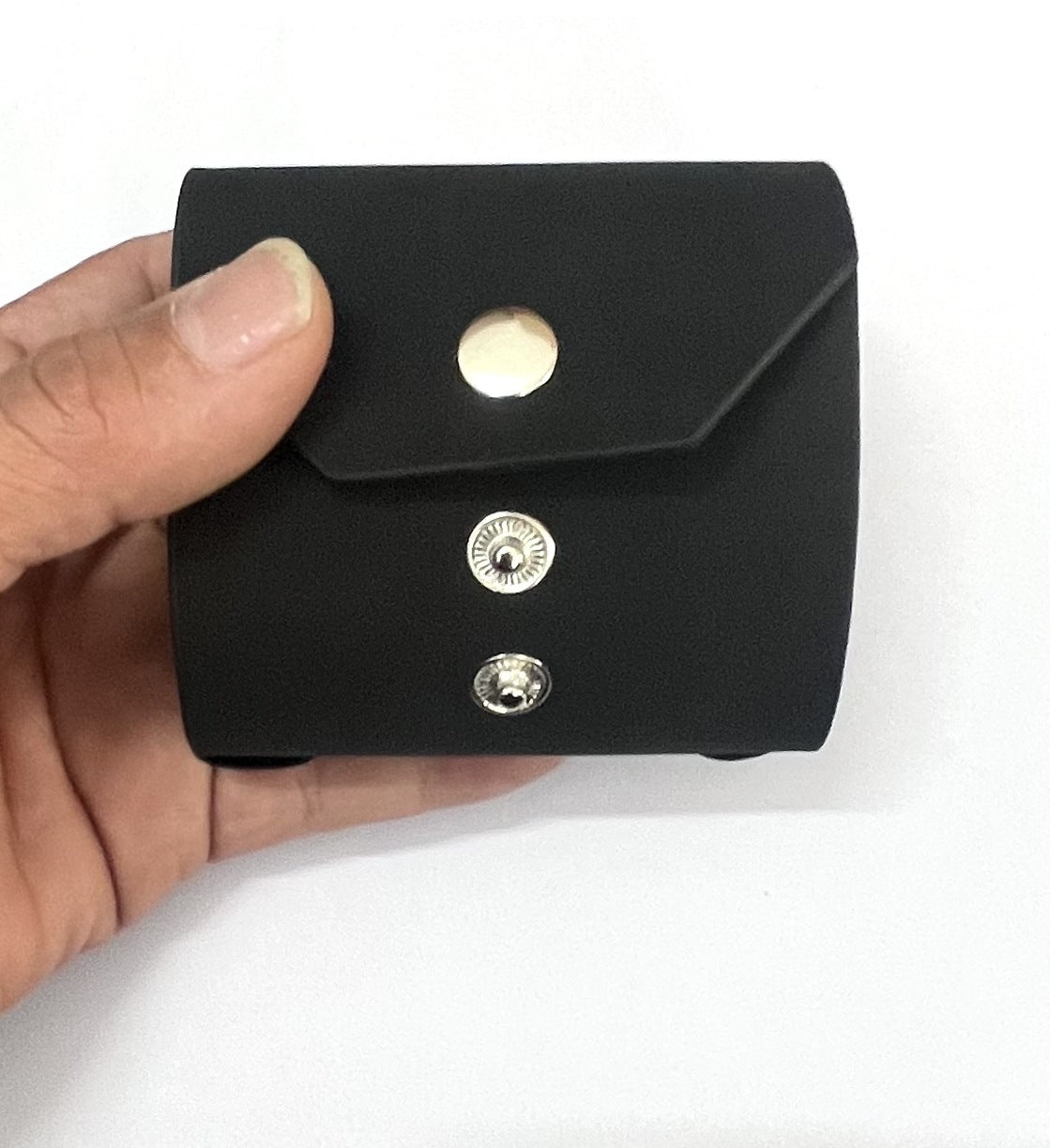 Handcrafted Leder Cash Wrap Geldbörse — Slim, Minimal, Essential – Ansicht 3
