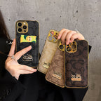 經典卡包皮革 iPhone 保護殼