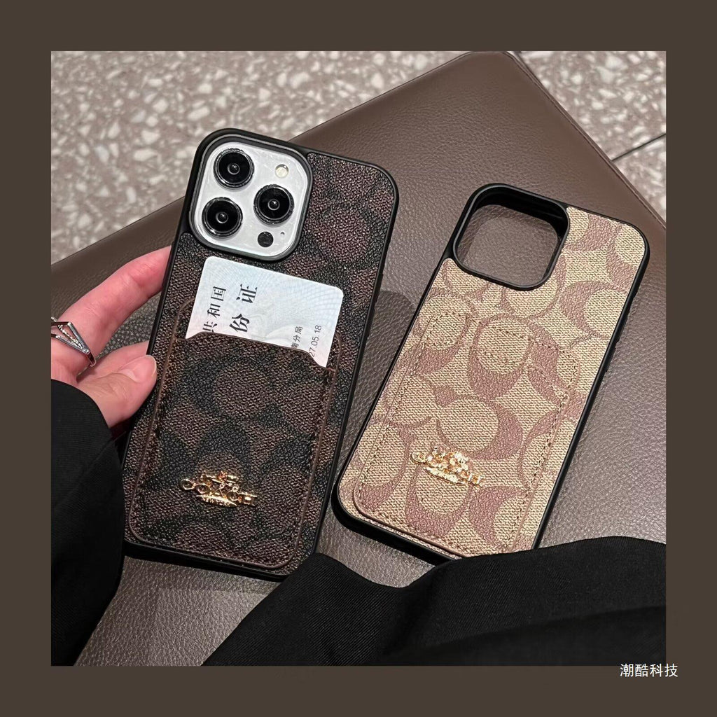 經典卡包皮革 iPhone 保護殼