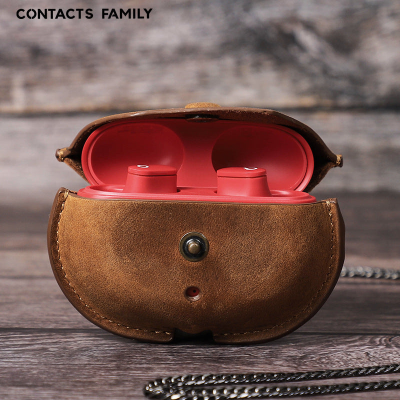 Genuine Leather Beats Studio Buds Case