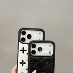 Luxus 3D dombornyomott dizájner iPhone tok