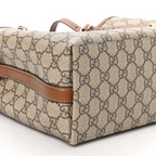 Classic Monogram Emblem Maxi Tote Bag Beige