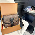 Luxury Bag High-Quality Leather Monogram Pattern