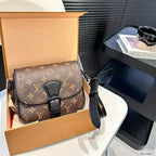 Luxury Bag High-Quality Leather Monogram Pattern