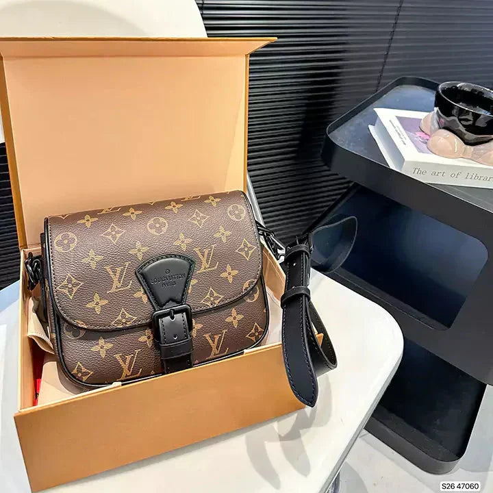 Luxury Bag High-Quality Leather Monogram Pattern