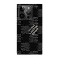 奢華黑色<lAMP>白色方形 iPhone 手機殼