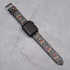 Leather Monogram Apple Watch Bands