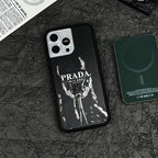 Luxuriöse schwarze iPhone-Hülle