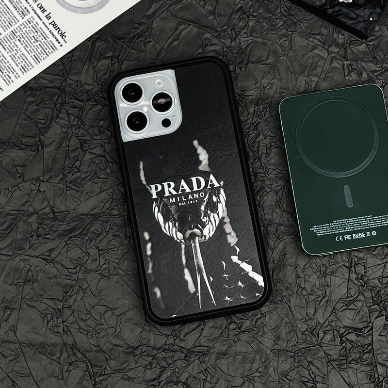 Luxuriöse schwarze iPhone-Hülle