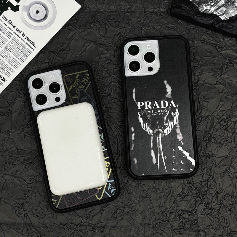 Luxuriöse schwarze iPhone-Hülle