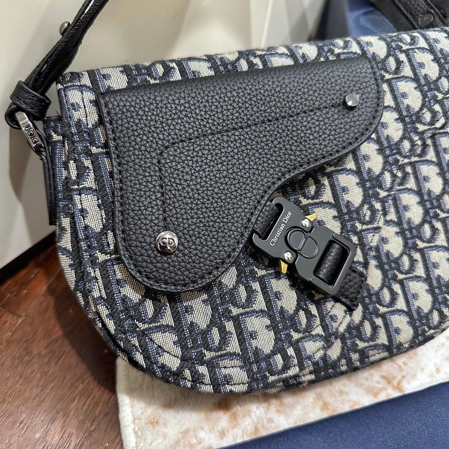 Vintage Monogram Saddle Crossbody
