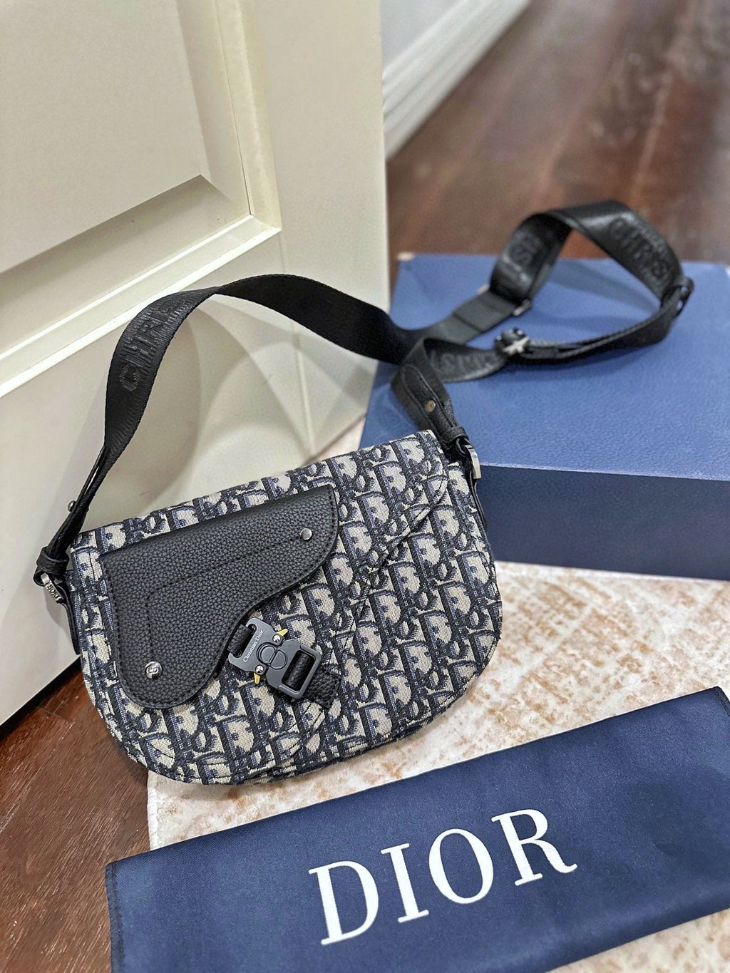 Vintage Monogram Saddle Crossbody
