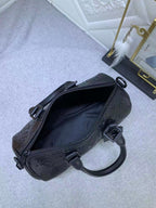 Lou Black Luxury Leather Bag – Versatile, Stylish & Functional