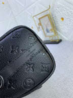 Lou Black Luxury Leather Bag – Versatile, Stylish & Functional