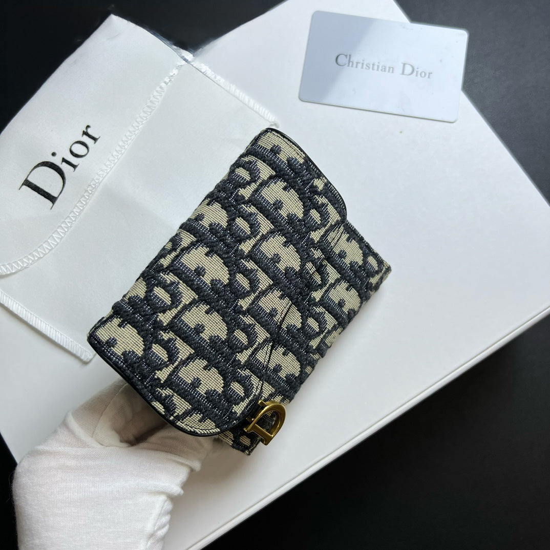 Classic Jacquard Mini Geldbörse – Ansicht 2
