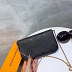 Vintage Monogram Envelope Chain Crossbody