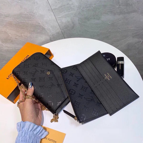 Vintage Monogram Envelope Chain Crossbody