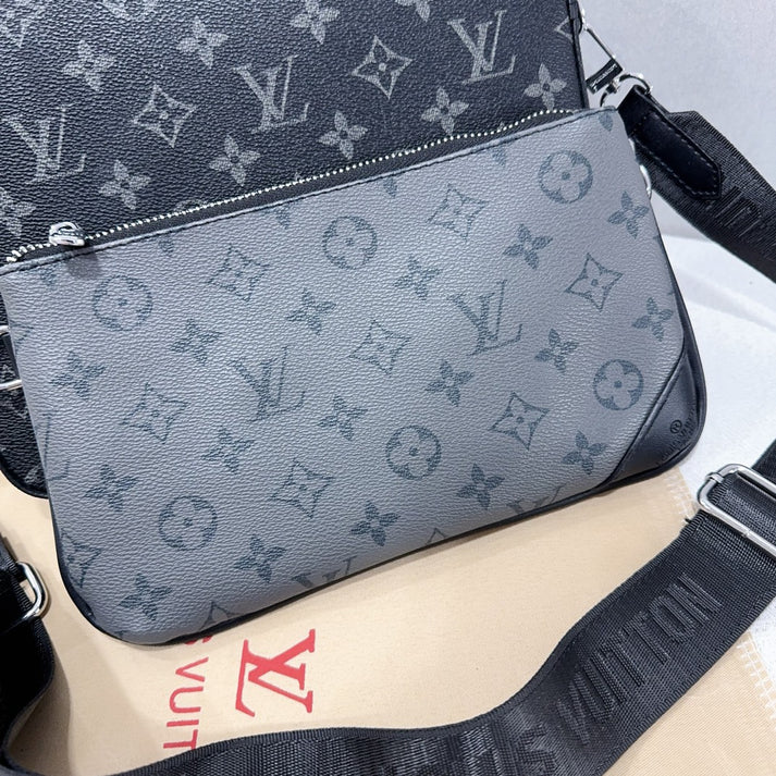 Classic Monogram Trio Messenger Bag - A Fashion Must-Have 011