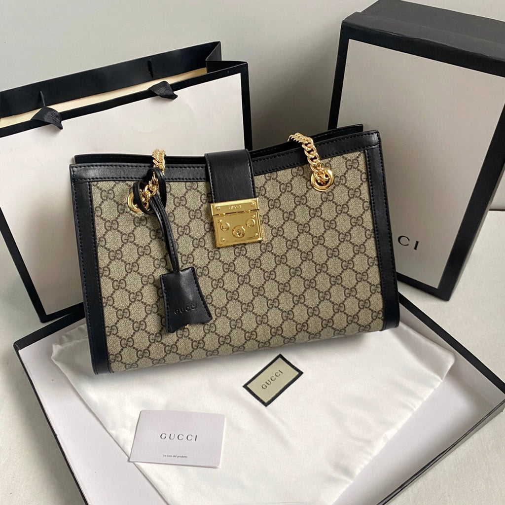 Premium Classic Chain-Handle Tote Bag