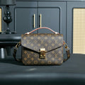 Dark Brown 2-in-1 Top-Handle & Crossbody Bag 010
