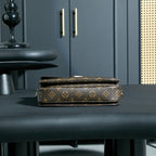 Dark Brown 2-in-1 Top-Handle & Crossbody Bag 010