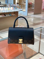 Luxury minimalist short-handle handbag