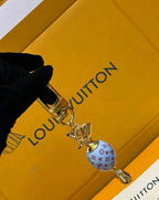 Luxury Lollipop Monogram Bag Charm Keychain