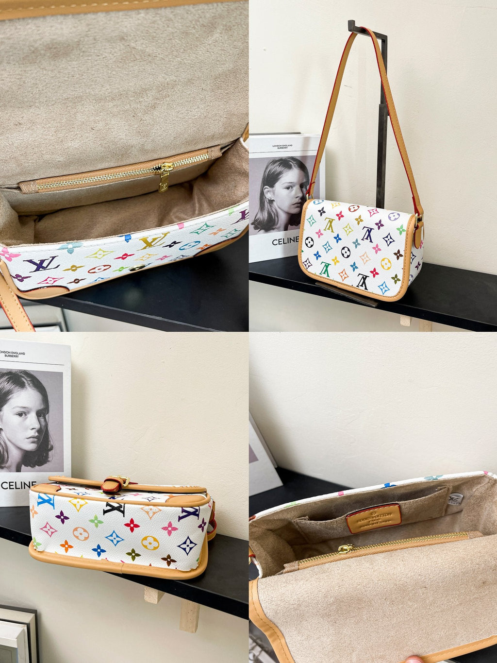 Vintage-Inspired Box Hand bag