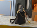 Vintage Monogram Hobo Shoulder Bag | Woven Chain Strap