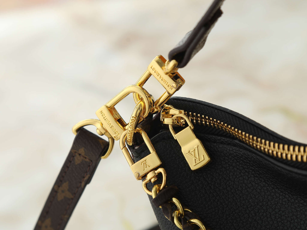 Vintage Monogram Hobo Shoulder Bag | Woven Chain Strap