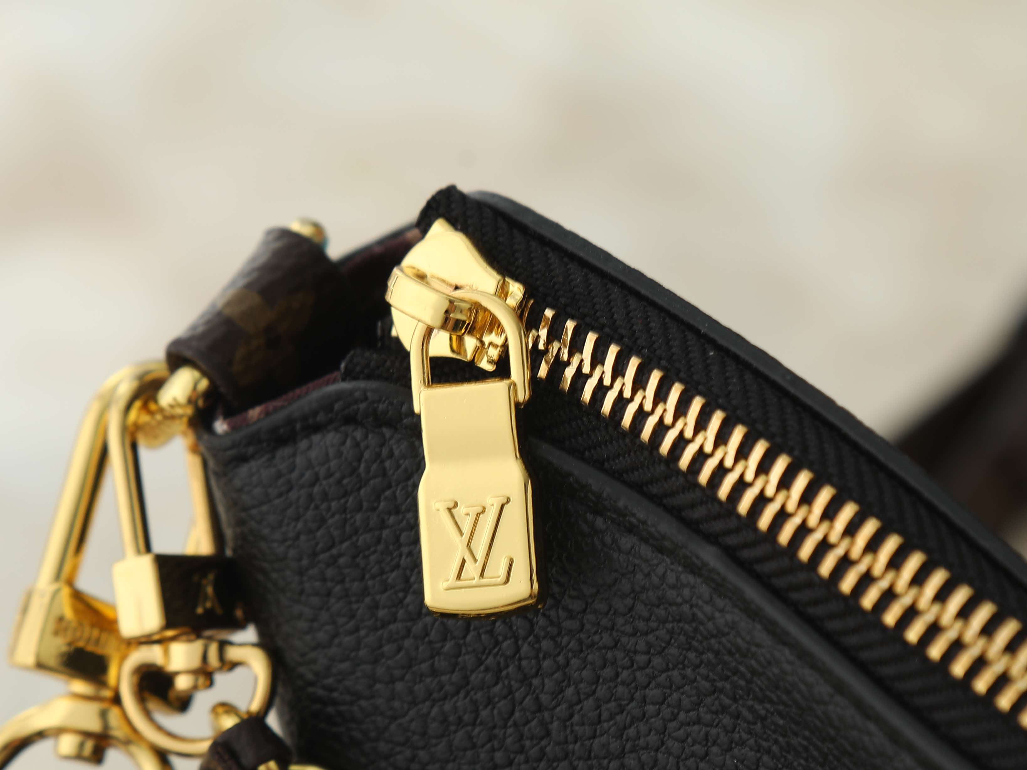 Vintage Monogram Hobo Shoulder Bag | Woven Chain Strap