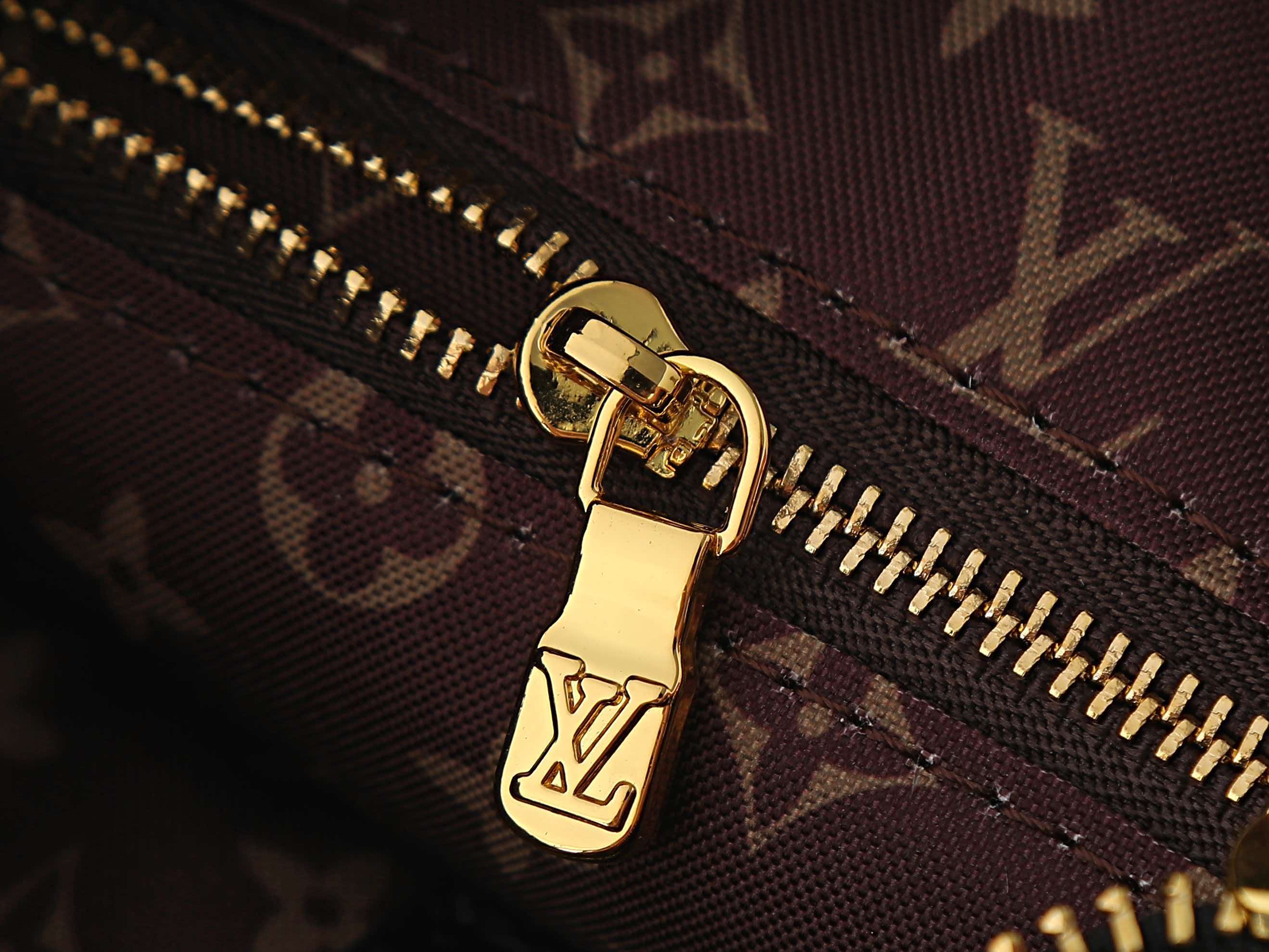 Vintage Monogram Hobo Shoulder Bag | Woven Chain Strap