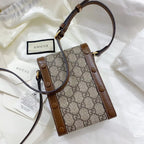 Classic Horsebit Monogram Phone Crossbody Bag