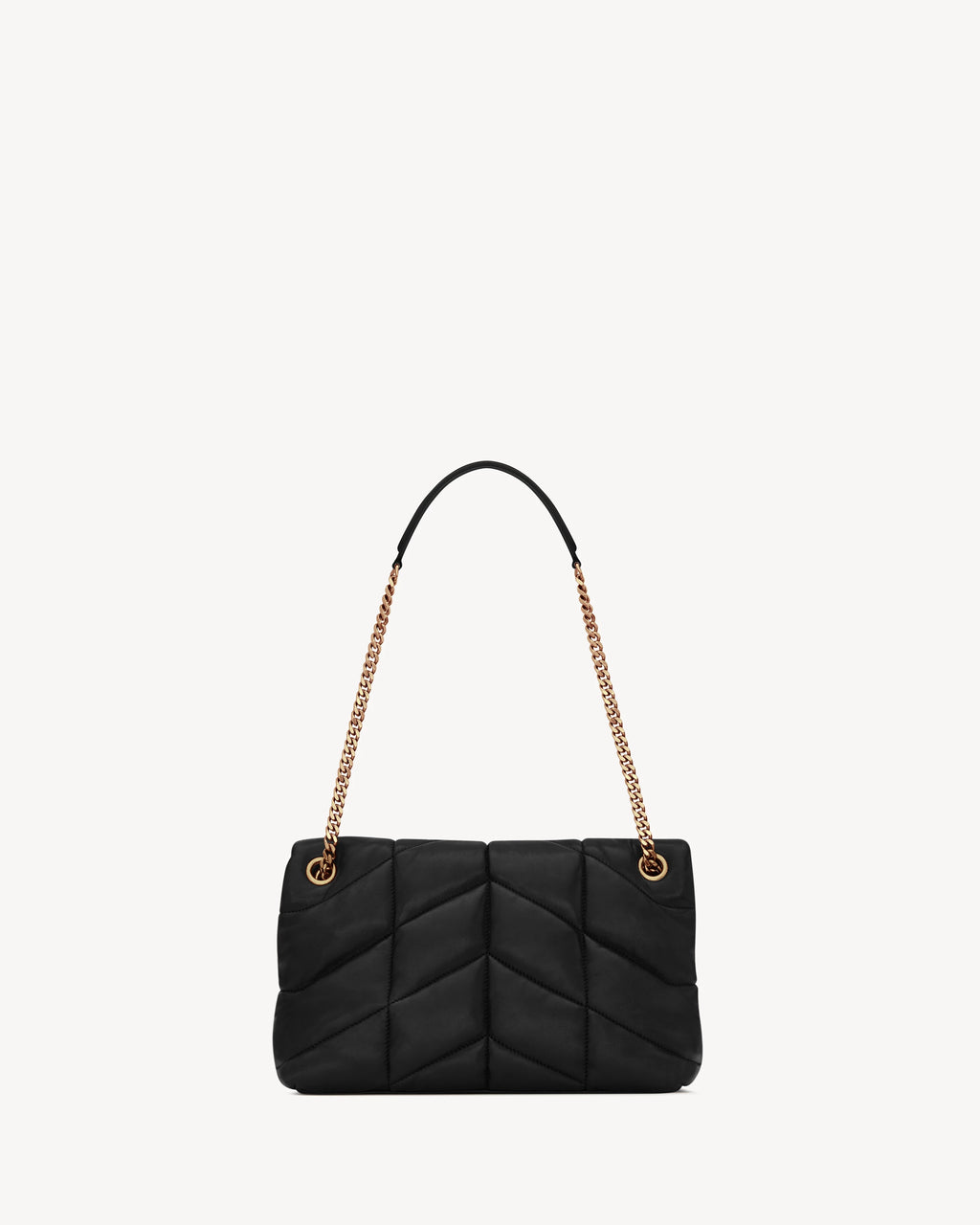 Luxe Quilted Lambskin Shoulder Bag with Chain Strap