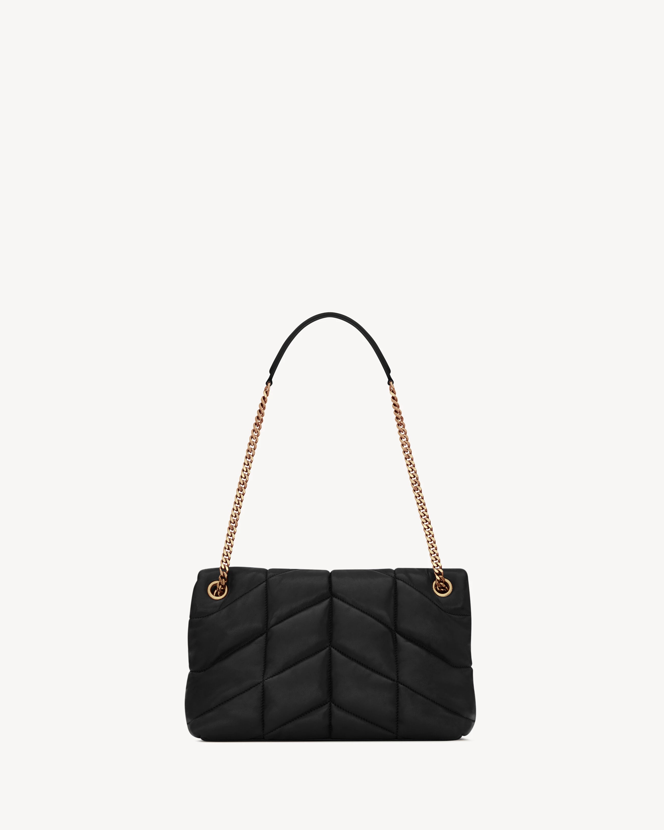 Luxe Quilted Lambskin Shoulder Bag with Chain Strap