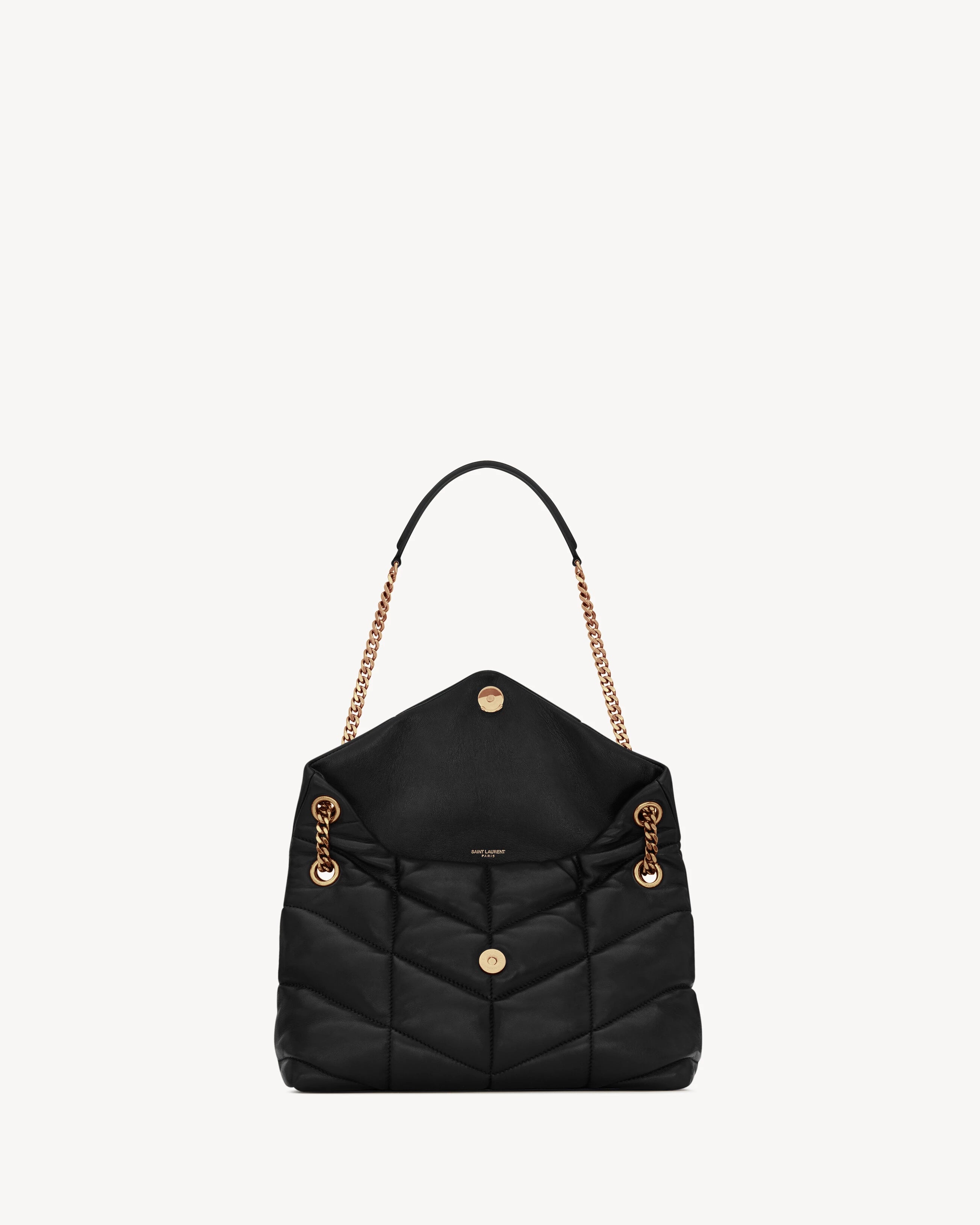 Luxe Quilted Lambskin Shoulder Bag with Chain Strap