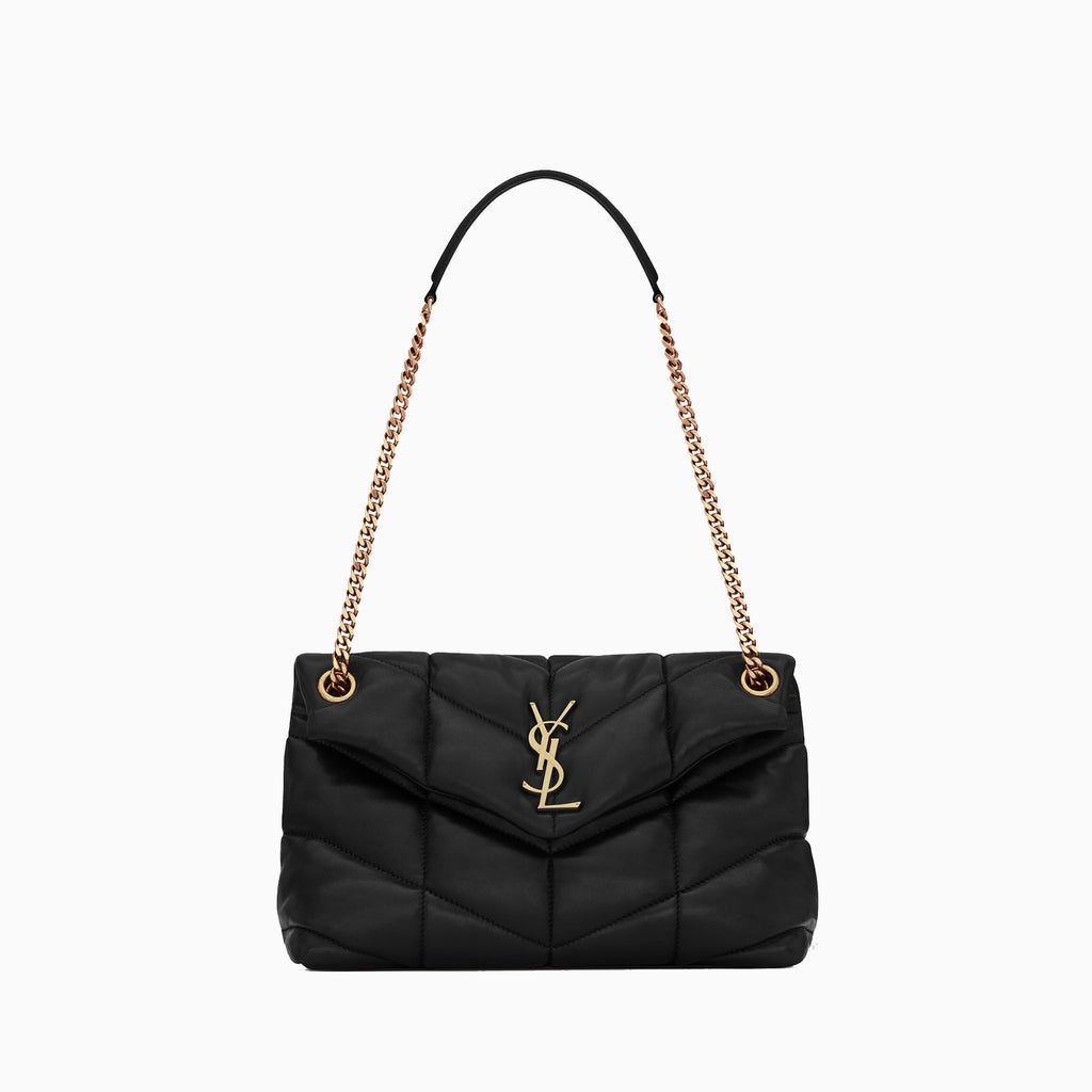 Luxe Quilted Lambskin Shoulder Bag with Chain Strap
