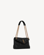 Luxe Quilted Lambskin Shoulder Bag with Chain Strap