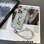 Capa para iPhone luxuosa com glitter holográfico Y - S - L - Diamond Shine Edition